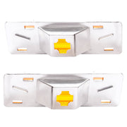 DURAFORCE Yellow Lens Side Marker Lights for Chevy Camaro for Pontiac Firebird 82-92 2PC