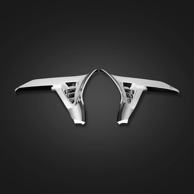 Chrome Left Right Triangle Cover for Honda GoldWing GL1800 2001-2011 Parts