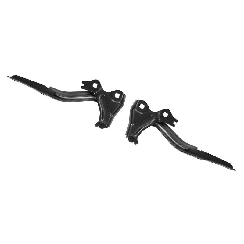 Hood Hinges Primed Black Left & Right Pair Set for Chevrolet Cruze 2016-2019