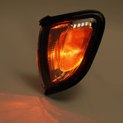 DURAFORCE White Headlights & Black Corner Light for Toyota Tacoma 2001 2002 2003 2004 4Pcs