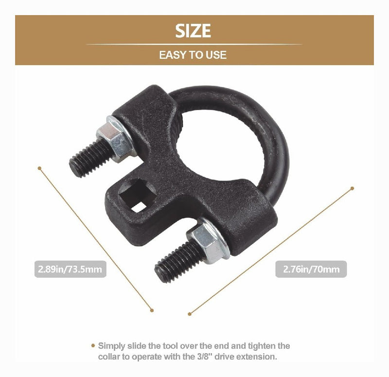 Low Profile Inner Tie Rod Tool Remover Turner Installer Car Repair 3/8 Inch