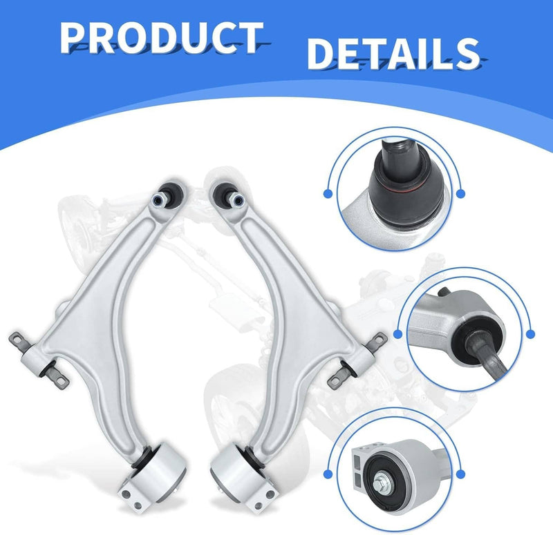 8x Control Arm Ball Joint Tie Rod Sway Bar Link for Cadillac SRX L&R