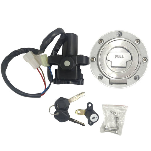 DURAFORCE Ignition Switch Gas Cap Seat Lock Key Set for Yamaha MT03 YZF R6 2003-2005
