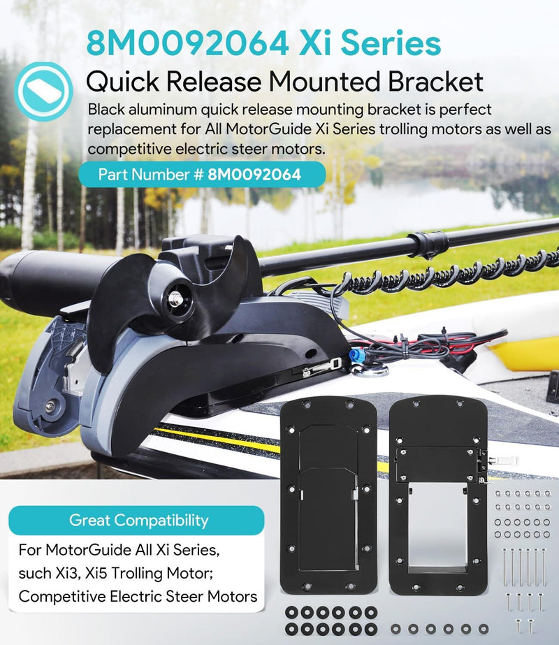 8M0092064 Xi Quick Release Mounting Bracket for MotorGuide Xi3 Xi5 Motors