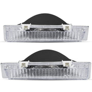 DURAFORCE Front Park And Turn Signal Light Lamps for Chevy Monte Carlo SS 1981-88 Pair