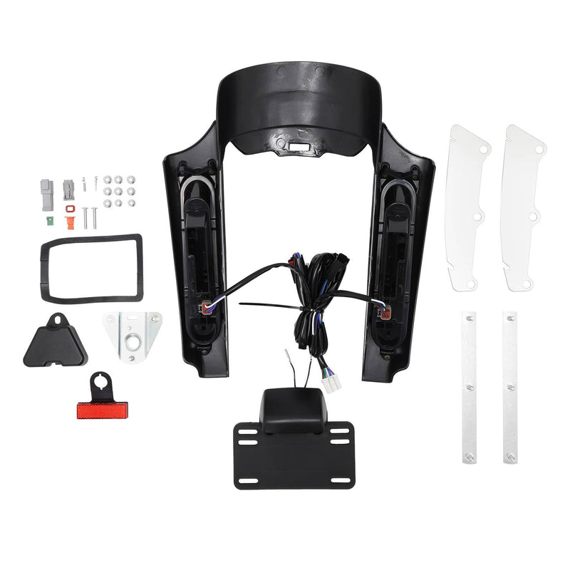 Rear Fender Extension with LED Light for Harley Street Glide FLHX 2009-2013