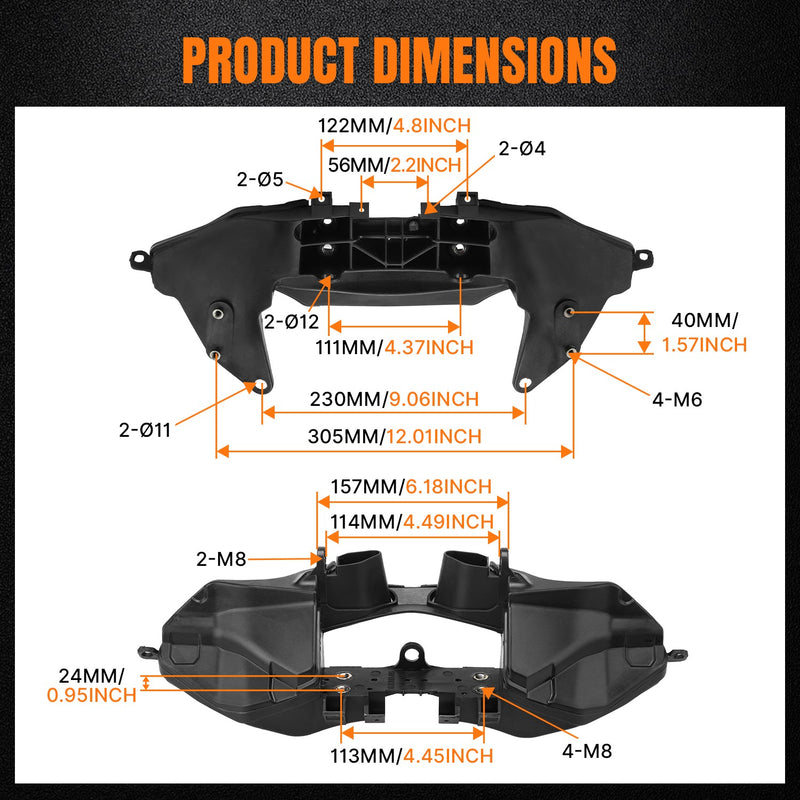 Front Upper Stay Fairing Bracket for Honda CBR 600RR 2007-2025 2024
