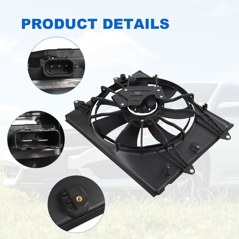 190155BAA01 Radiator Cooling Fan Assembly for Honda Civic 2.0L 2016-2021