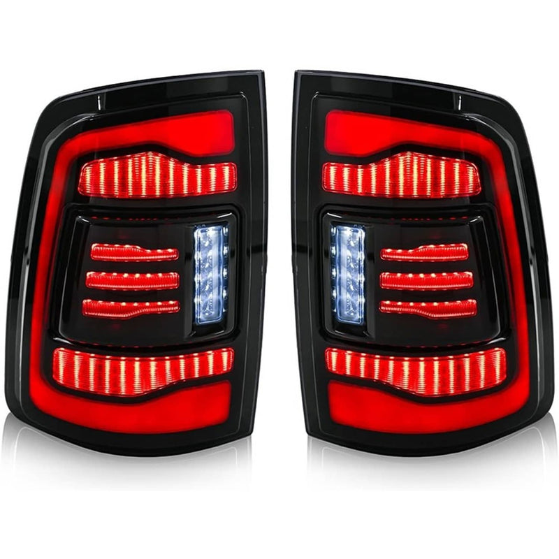 LED Tail Light Pair Clear Lens for Dodge Ram 1500 2500 3500 2009-2018 Rear