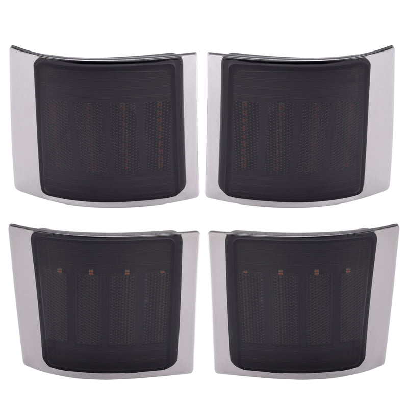 Smoke Sequential LED Corner Marker Lights for Chevy C/K 1500 2500 1994-1999 4PC