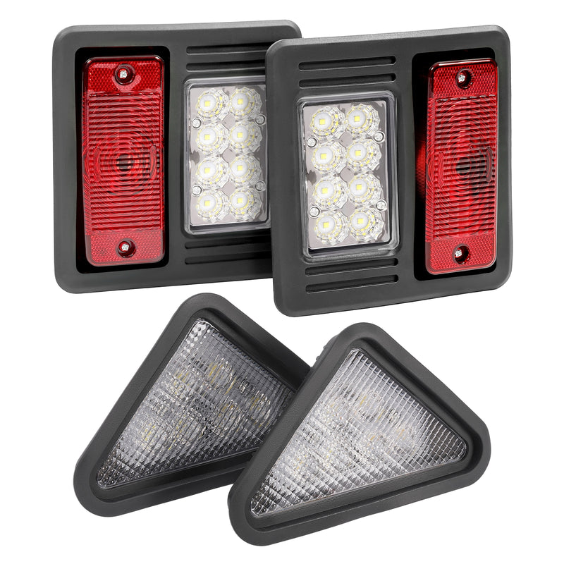 LED Headlight Tail Light Kit 4x for Bobcat Skid Steer Loader