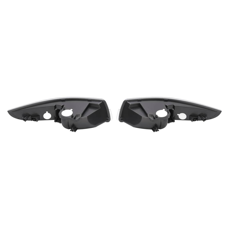 DURAFORCE Black Side Marker Turn Signal Light Bumper Lamp for Chevy Camaro 1993-2002 4PCS
