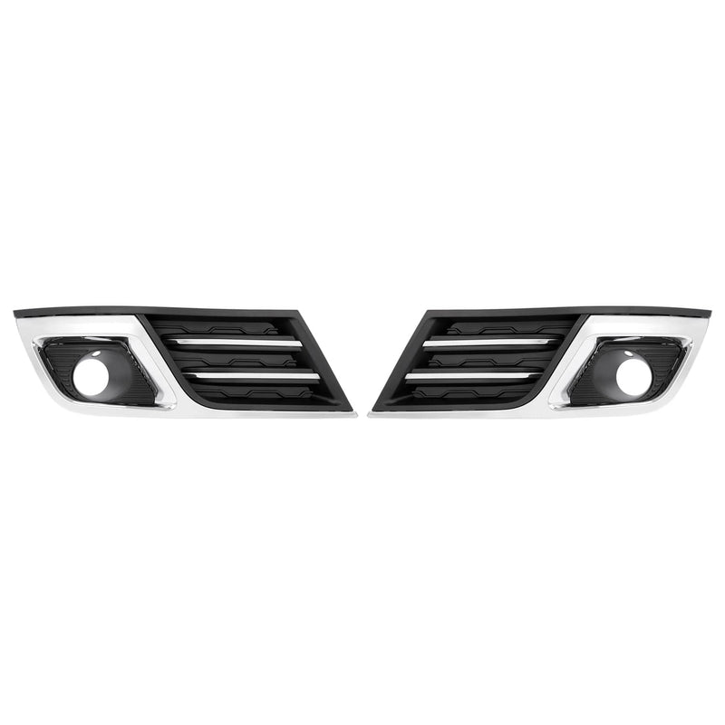 DURAFORCE GM1039150 Fog Light Bezel Trim Covers for Chevrolet Traverse 2013-2017 Pair