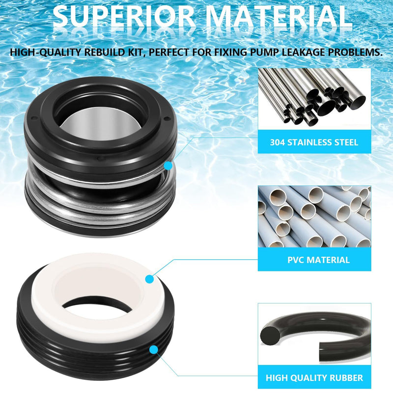Complete Pump O-Ring Rebuild Repair Kit for Pentair Challenger Pool Pump Models