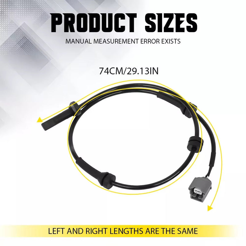 2Pcs ABS Wheel Speed Sensor for Nissan Rogue 2014-2020 Front Driver Passenger