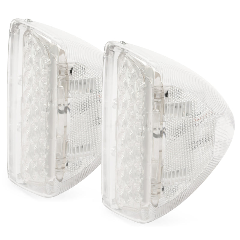 31 LED Turn Signal Lights Amber Clear Lens RH LH for Peterbilt 379 359 Pair