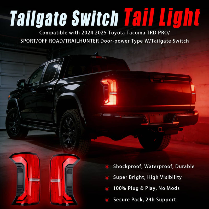81550-AK050 Passenger Side LED Tail Light Assembly for Toyota Tacoma