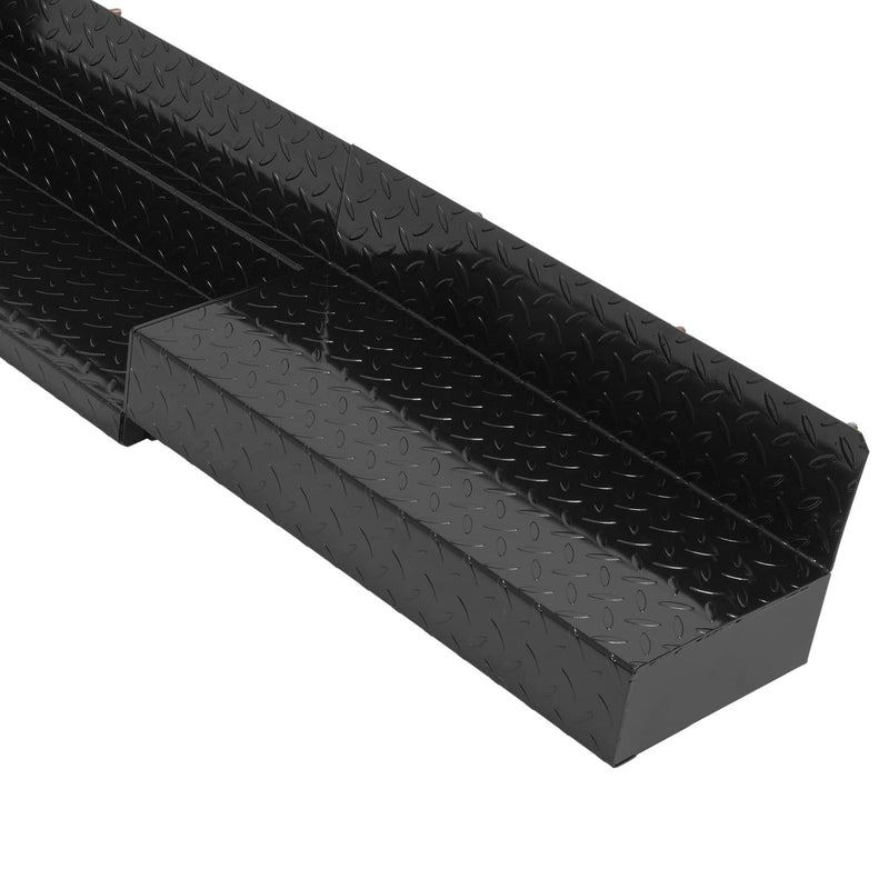 DURAFORCE Rear Step Bumper 83" Black Universal Screw-On for Enclosed Utility Body