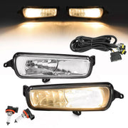 DURAFORCE Fog Lights W/Bulb Clear Lens for Ford Transit 2020-2026 Focus 2015-18 LH&RH Pair
