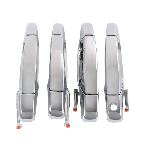 DURAFORCE 4x Chrome Door Handles Left Right for GMC Chevy Tahoe Yukon Sierra Denali 07-13