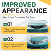DURAFORCE Front Upper Bumper Grille for Nissan Versa Note 2014 2015 2016 Chrome