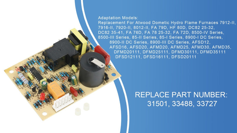 31501 RV Furnace Ignition Control Circuit Board for Atwood Dometic 33488 33488