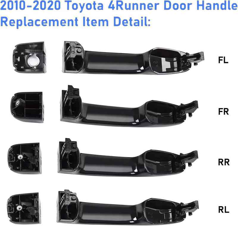 69210-60170 Outside Door Handle for Lexus GX460 2010-17 Four-Piece Set D