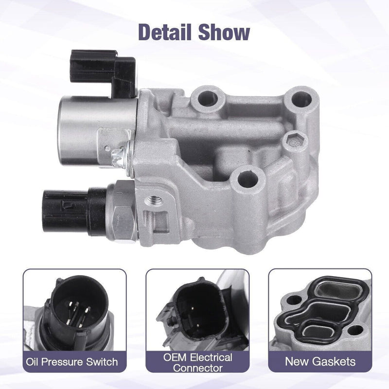 15810-RAA-A03 Solenoid Spool Valve with Gasket for Honda Civic CR-V Accord Acura