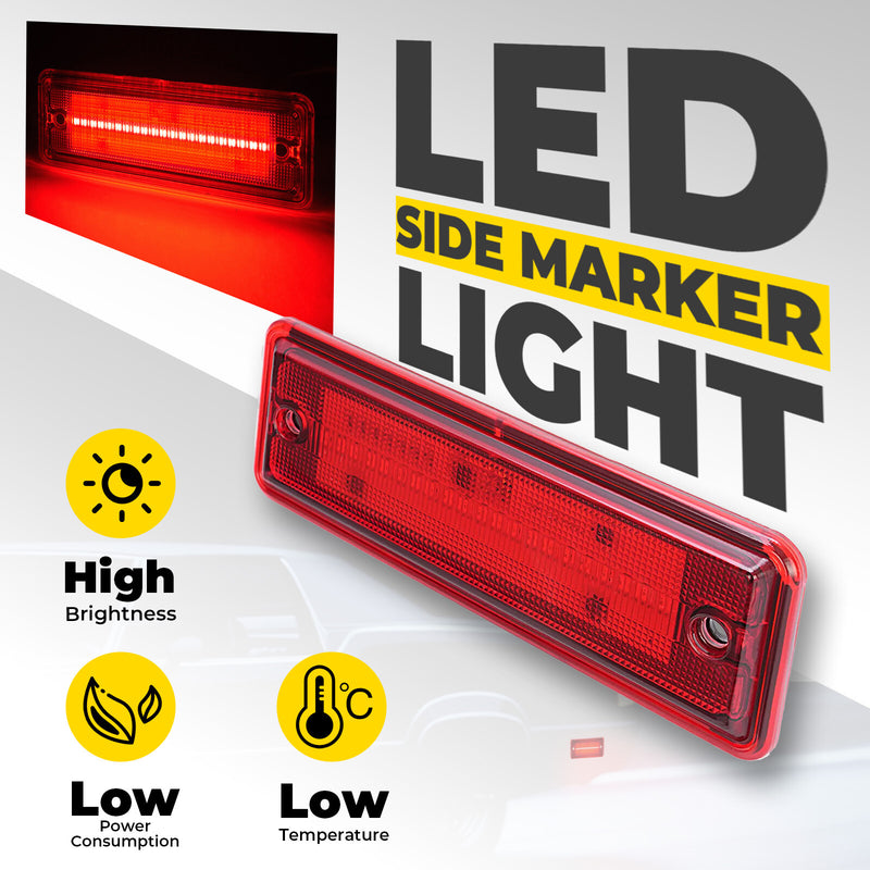 LED Rear Side Marker Parking Lights for El Camino Caballero Malibu 1978-1987