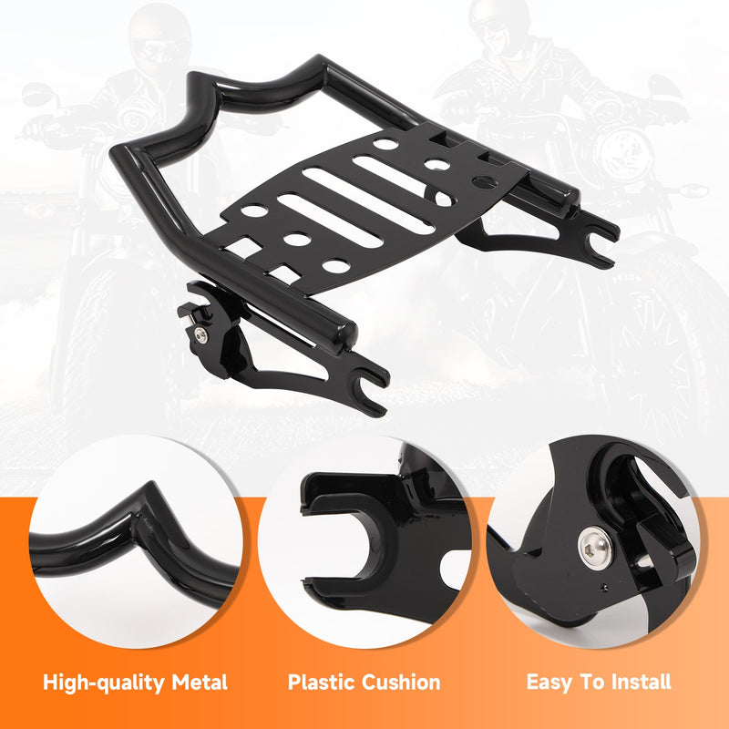 Motorcycle Detachable Rear Luggage Rack for Harley Touring Models 2009-2025
