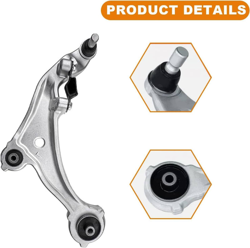 Front Lower Control Arm Ball Joints Tie Rod Sway Bar for Nissan Altima 07-13