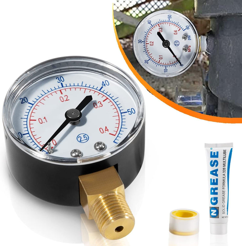 ECX270861 Boxed Pressure Gauge for Hayward Select Sand D.E. Pool Filter
