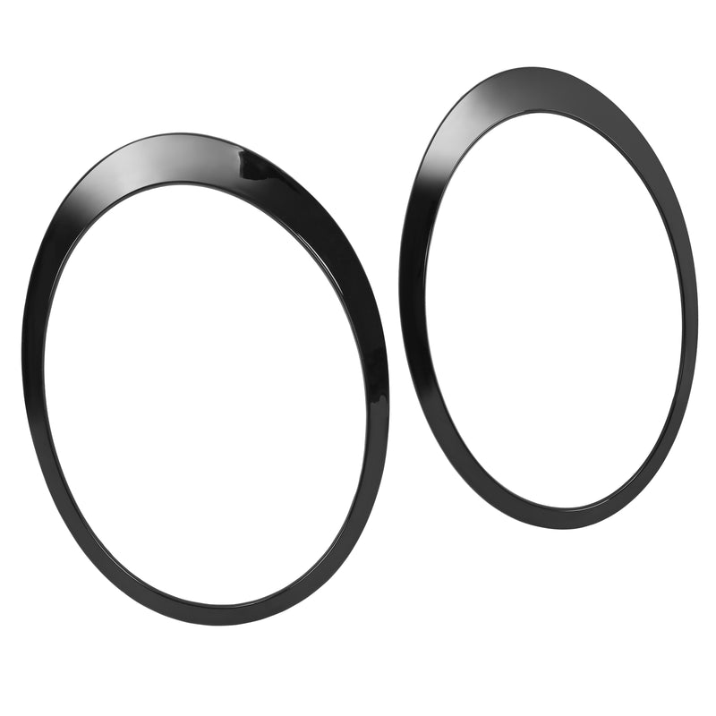 Black Headlight Trims Ring Bezels Cover for Mini Cooper R55 R56 2007-2015 Pair