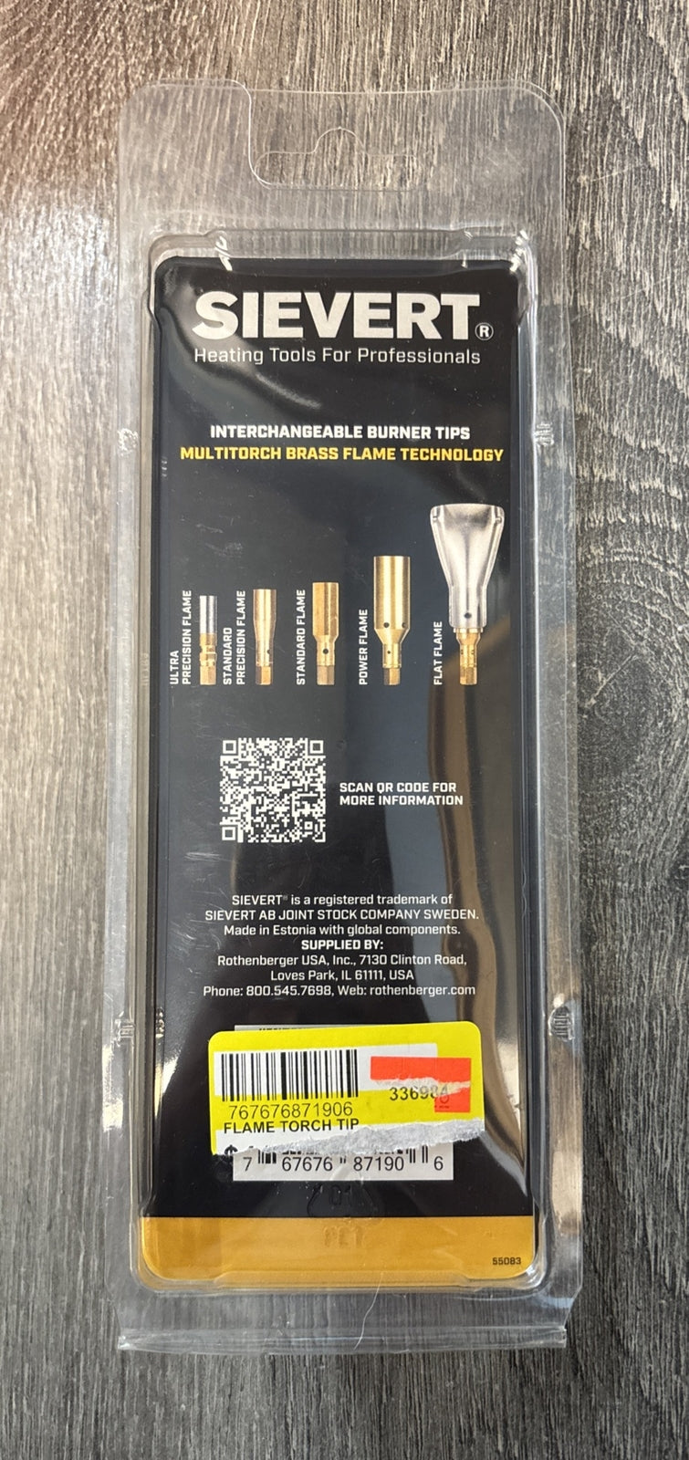Brass Interchangeable Multi Torch Burner Tip for Sievert Rothenberg 7.7k