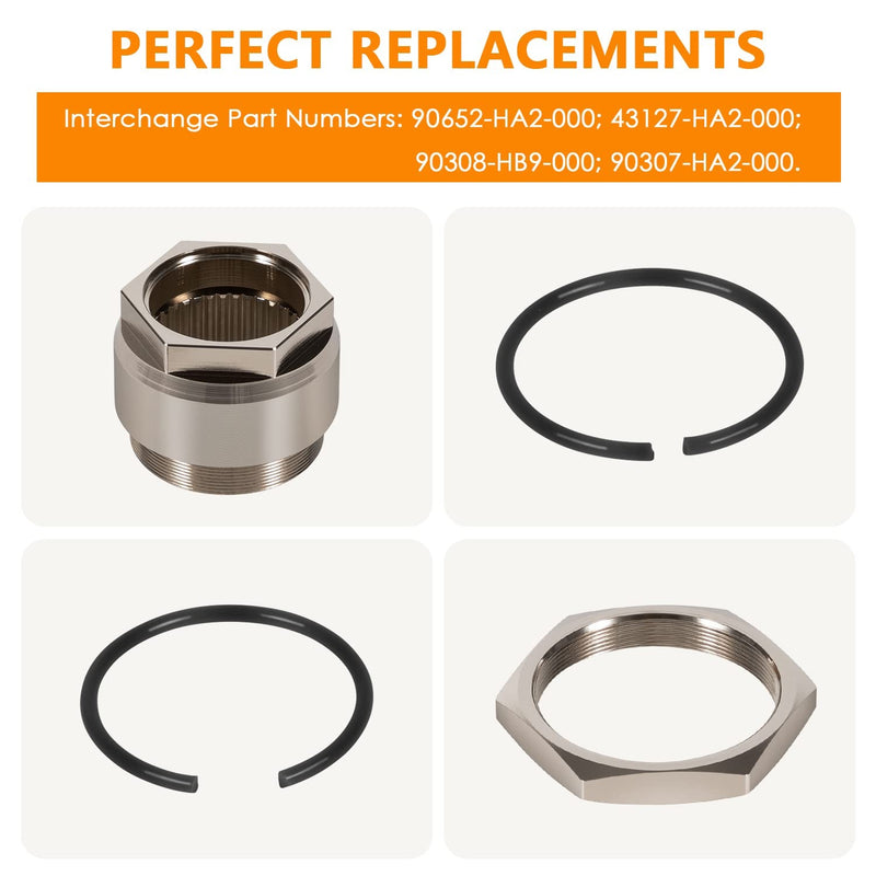 Rear Axle Lock Jam Nut for Honda TRX300EX TRX400EX TRX250X 450R ATC250R