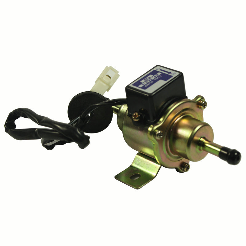 Chrome Universal Gas Diesel Electric Fuel Pump 1/4 Tubing 3-5 PSI Low Pressure