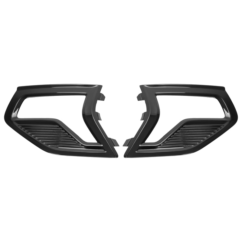 Front Bumper Fog Light Lamp Grille Covers Bezel Trim for Ford Fusion 2019-2020