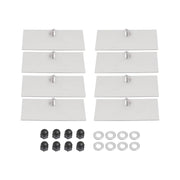 DURAFORCE Rear Window Louver for Chevy Express And for GMC Savana Van 1997-2017 Set Of 2