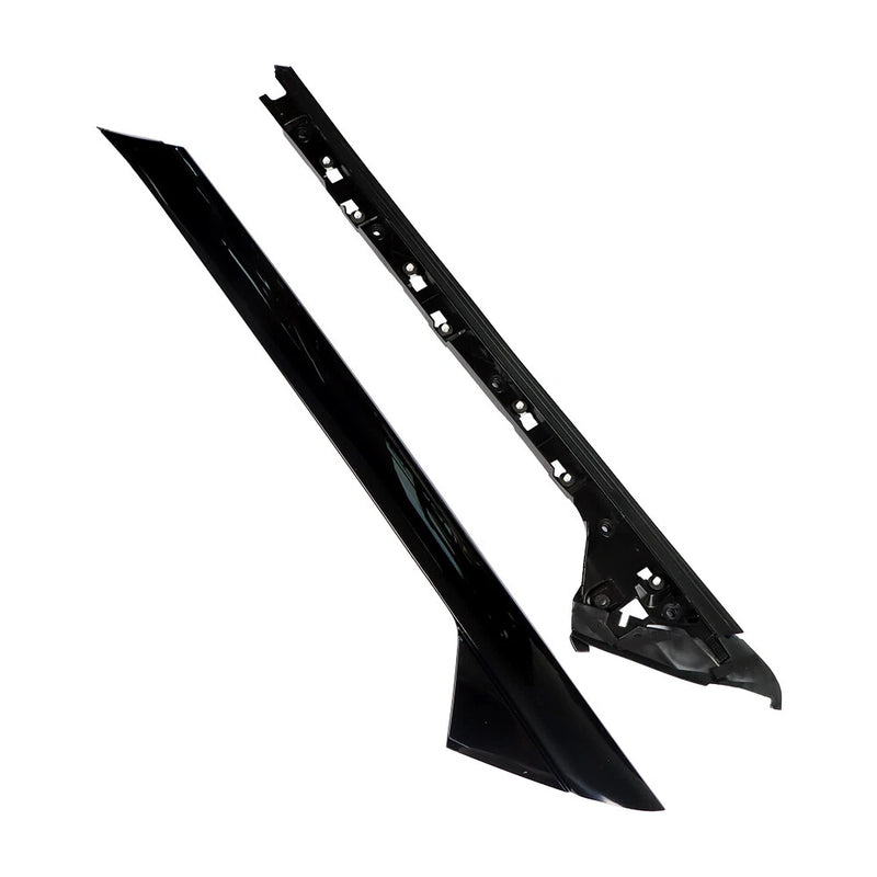 DURAFORCE Right Side Windshield A-Pillar Molding INNER OUTER Trim For 11-19 Ford Explorer
