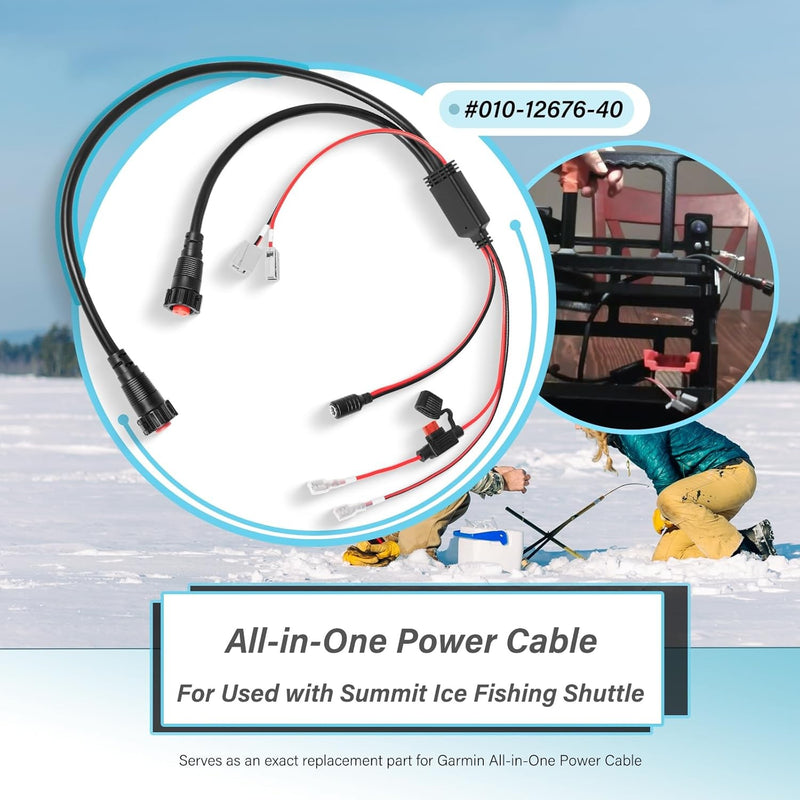 010-12676-40 All-In-One Power Cable for Garmin Panoptix LiveScope