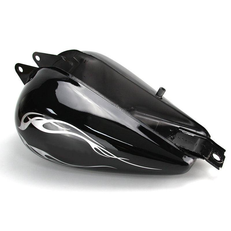 3.4 Gallons Fuel Gas Tank for Honda Rebel 250 CMX250C 1985-2016 Black