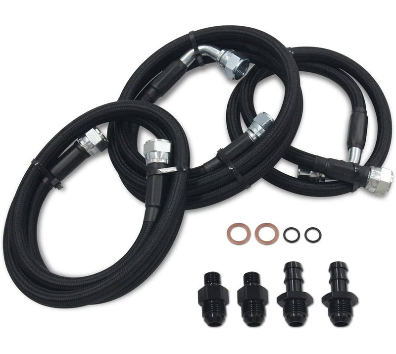 48RE Transmission Cooler Hose Line Fittings for 2003-2007 Dodge Ram 5.9L