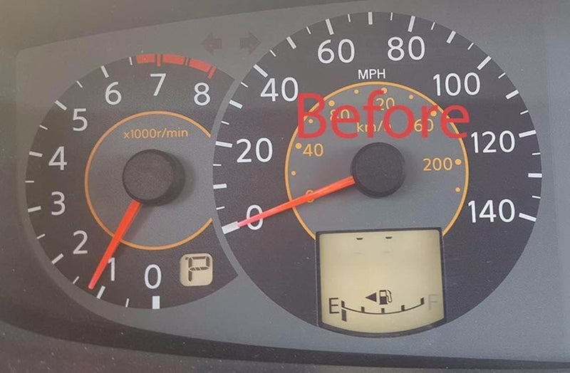 LCD and Ribbon for Nissan Quest S SE SL Van Speedometer Cluster 2004 2005 2006