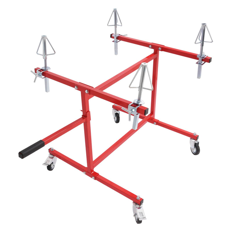DURAFORCE Rotating Portable Wheel Paint Stand Rim Painting Rack Holder Drying Repair