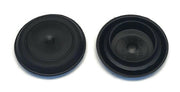 DURAFORCE 1 Inch Black Rubber Flush Mount Hole Plug for Sheet Metal Auto Body Panel 5 Pack
