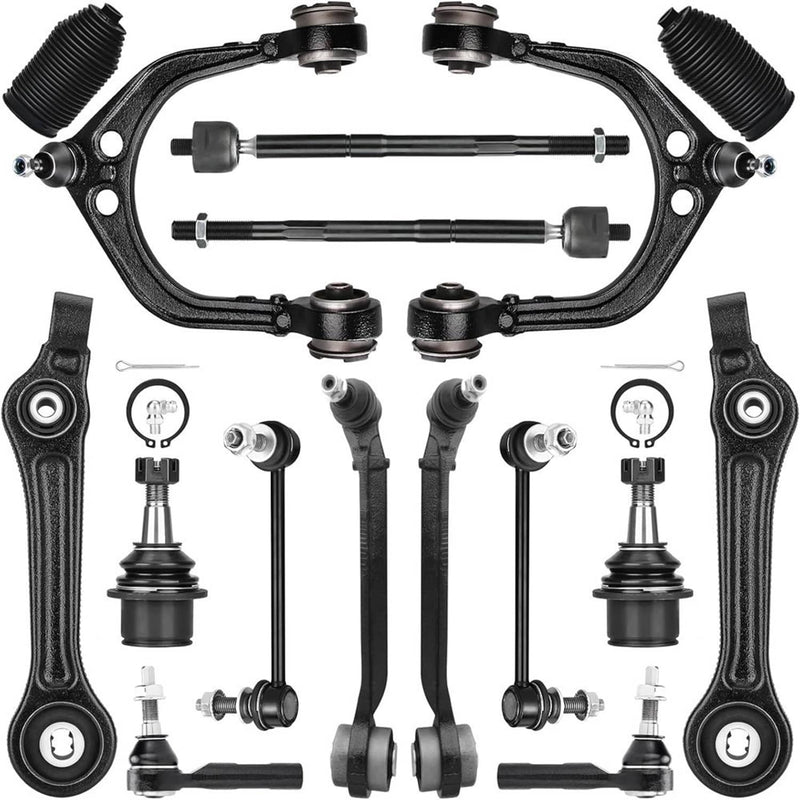 16Pc Suspension Front Control Arm Kit for 2011-2019 Dodge Charger Challenger 300