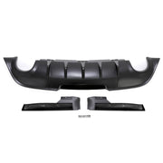 DURAFORCE Rear Bumper Lower Diffuser Lip for Dodge Dart 2013-2016 GTS Style PP Black