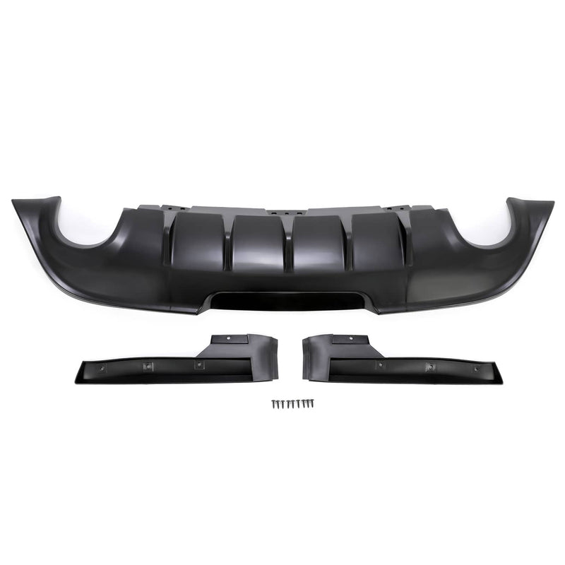 DURAFORCE Rear Bumper Lower Diffuser Lip for Dodge Dart 2013-2016 GTS Style PP Black