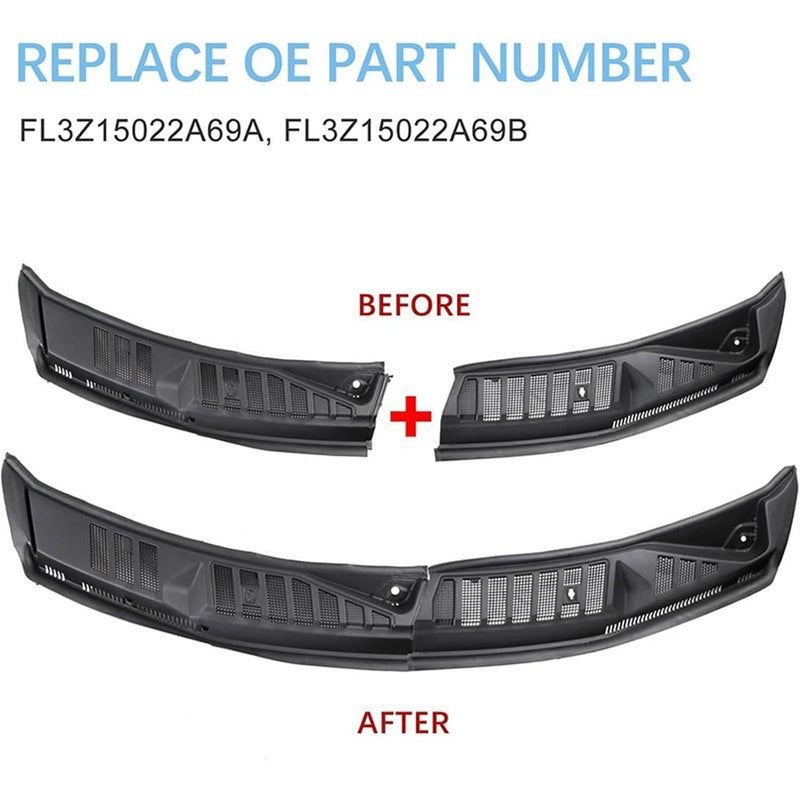 Cowl Top Panel FL3Z-15022A68-D Left Right Side for Ford F-150 2015-2020