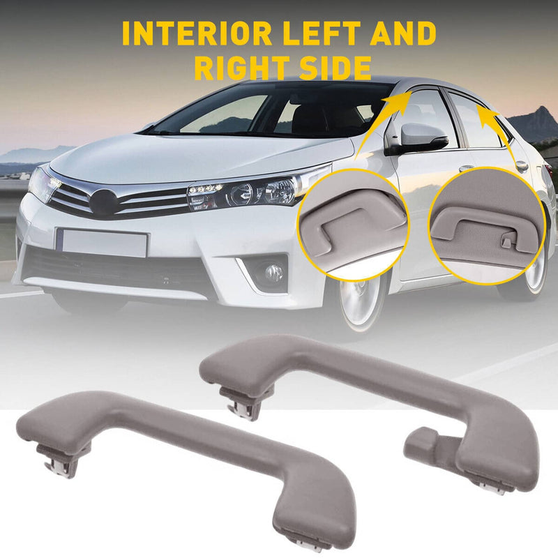 4Pc Front Rear Inner Roof Ceiling Pull Handle Grab for Toyota Corolla Yaris Rav4
